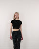 Weiches Crop T-Shirt
