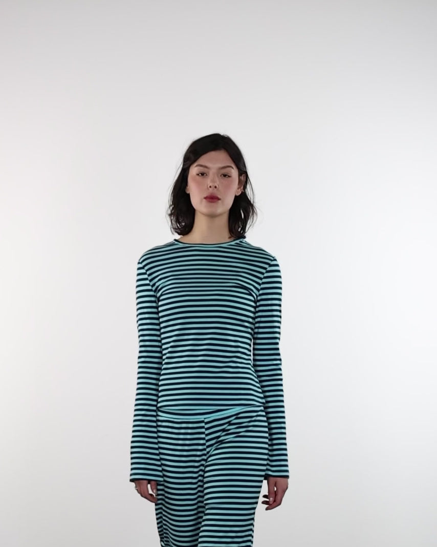 Langarmshirt mit Streifen