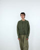 Gestreifte Strickjacke mit Schleifen-Kragen