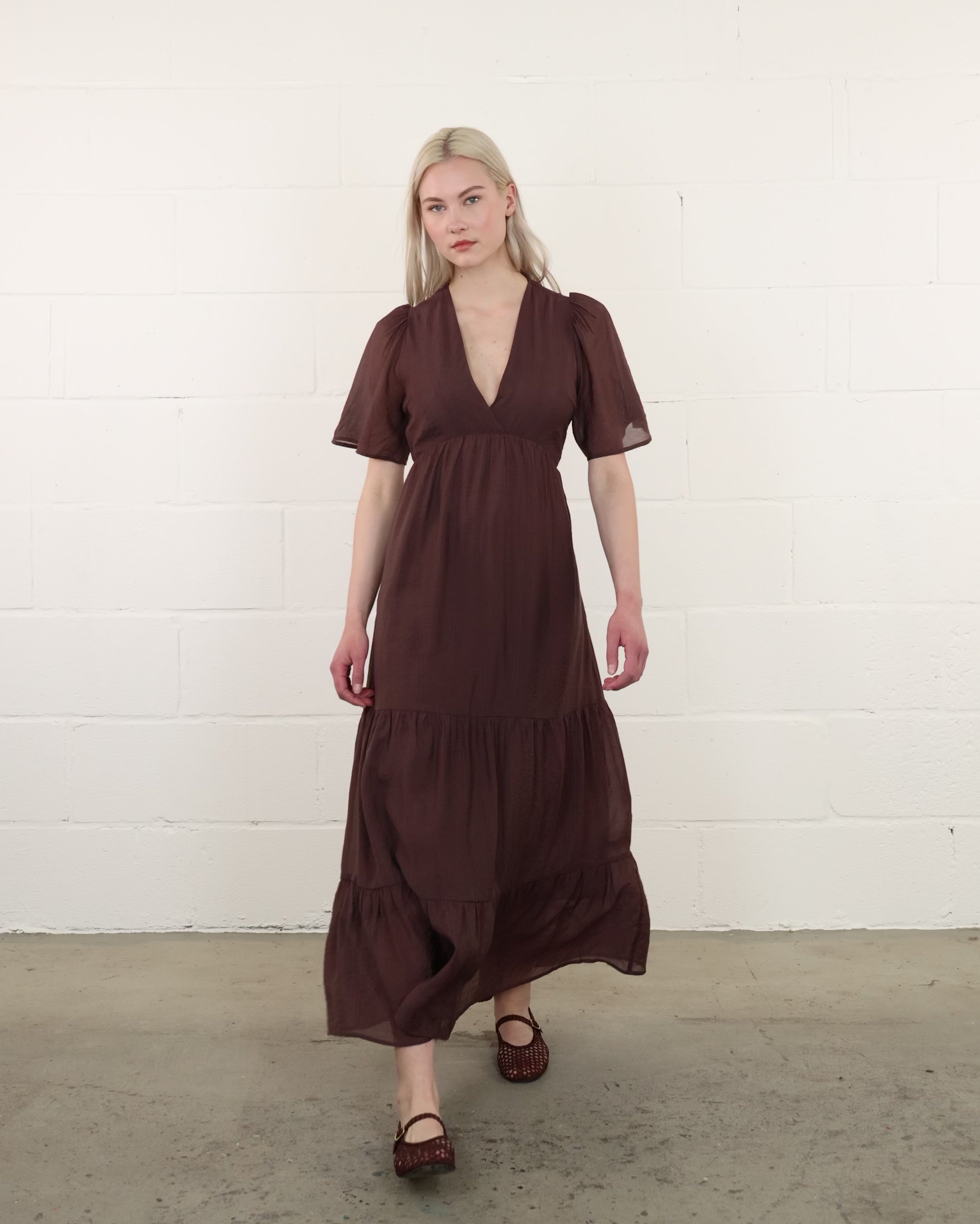 Luftiges Sommerkleid mit Seidenanteil