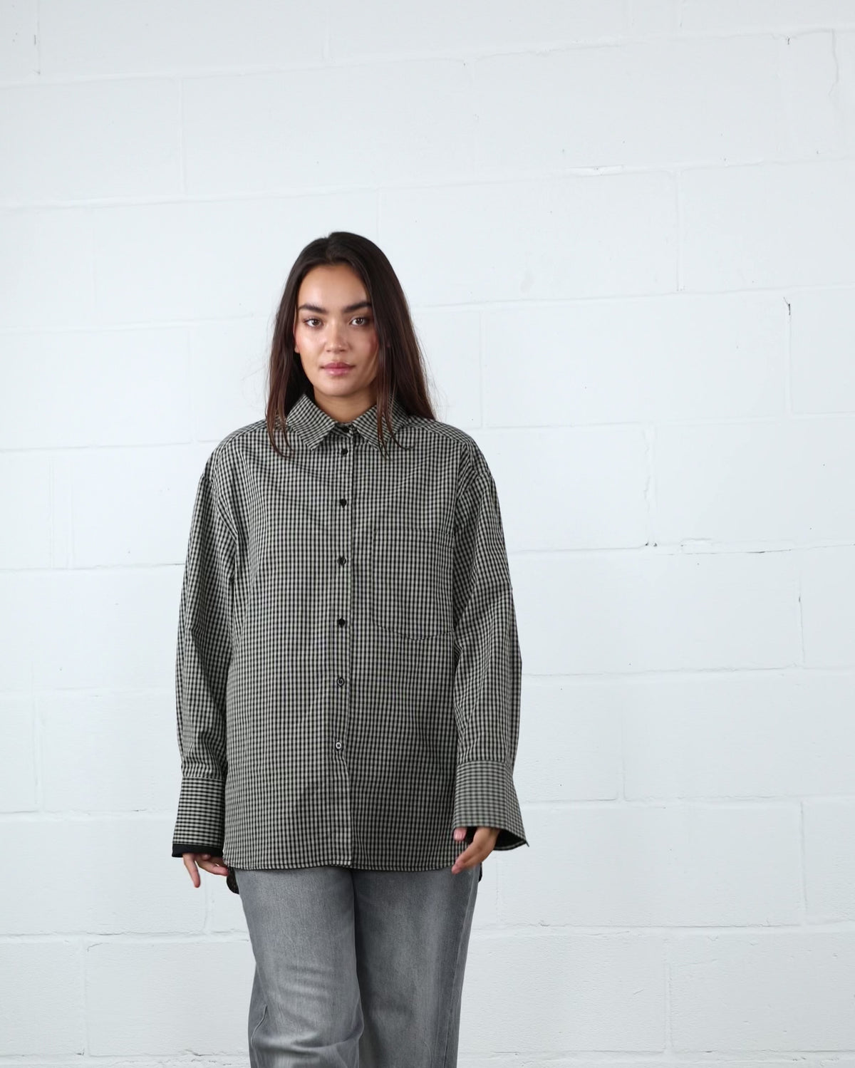 Kariertes Oversize Hemd