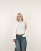 Klassische Bluse aus Leinen-Mix