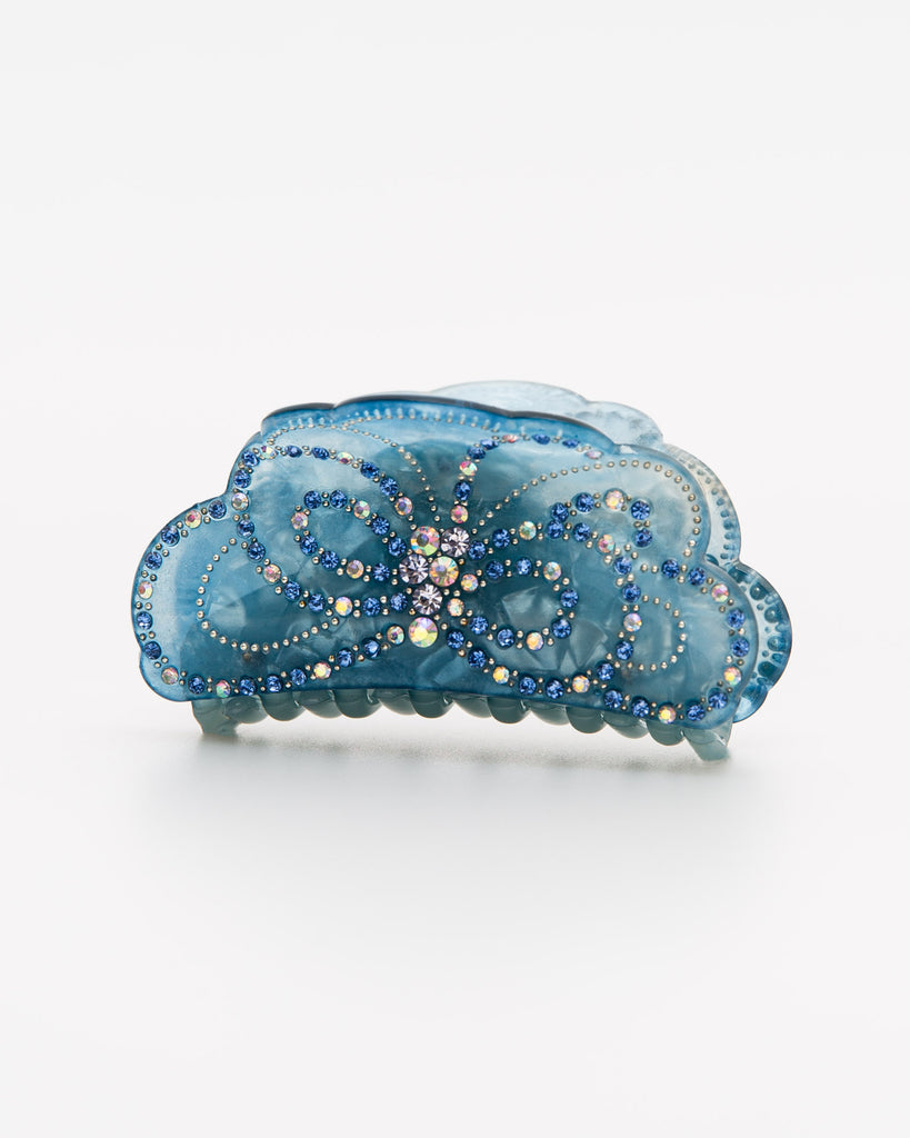 Haarclip mit Strass - Broke + Schön#farbe_blue