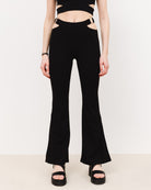 High-Waist Hose mit Cut-Outs - Broke + Schön#farbe_black