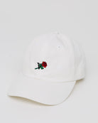 Klassische Cap mit Rosen-Stickerei - Broke + Schön#farbe_white