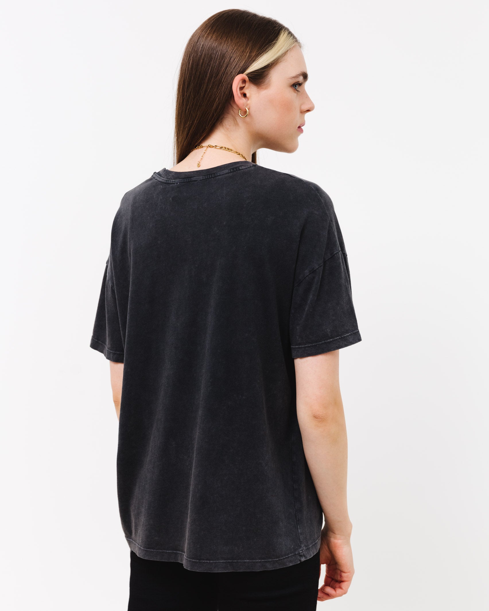 T-Shirt im Washed-Look - Broke + Schön#farbe_dark-grey