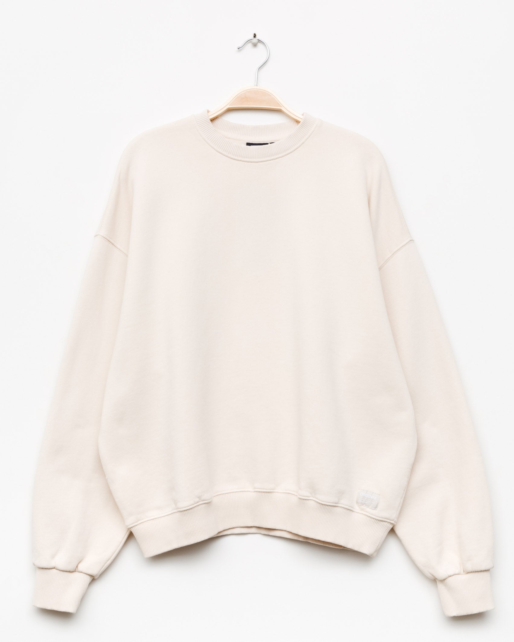 Schlichtes Oversize Sweatshirt - Broke + Schön#farbe_washed-white-sand