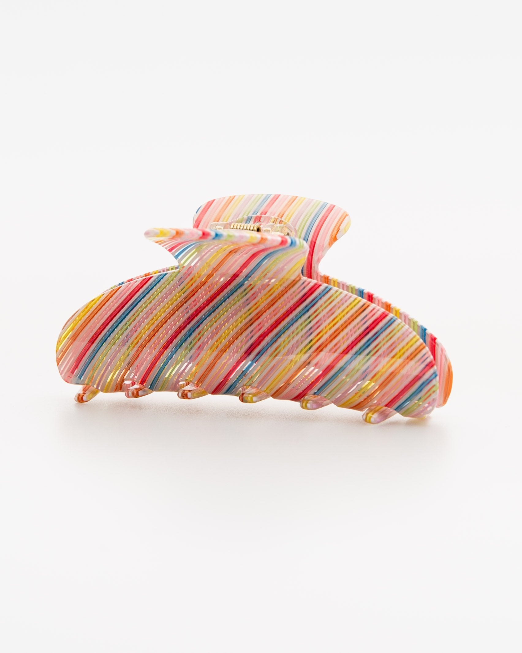 Gemusterter Haar Clip - Broke + Schön#farbe_striped-pastel