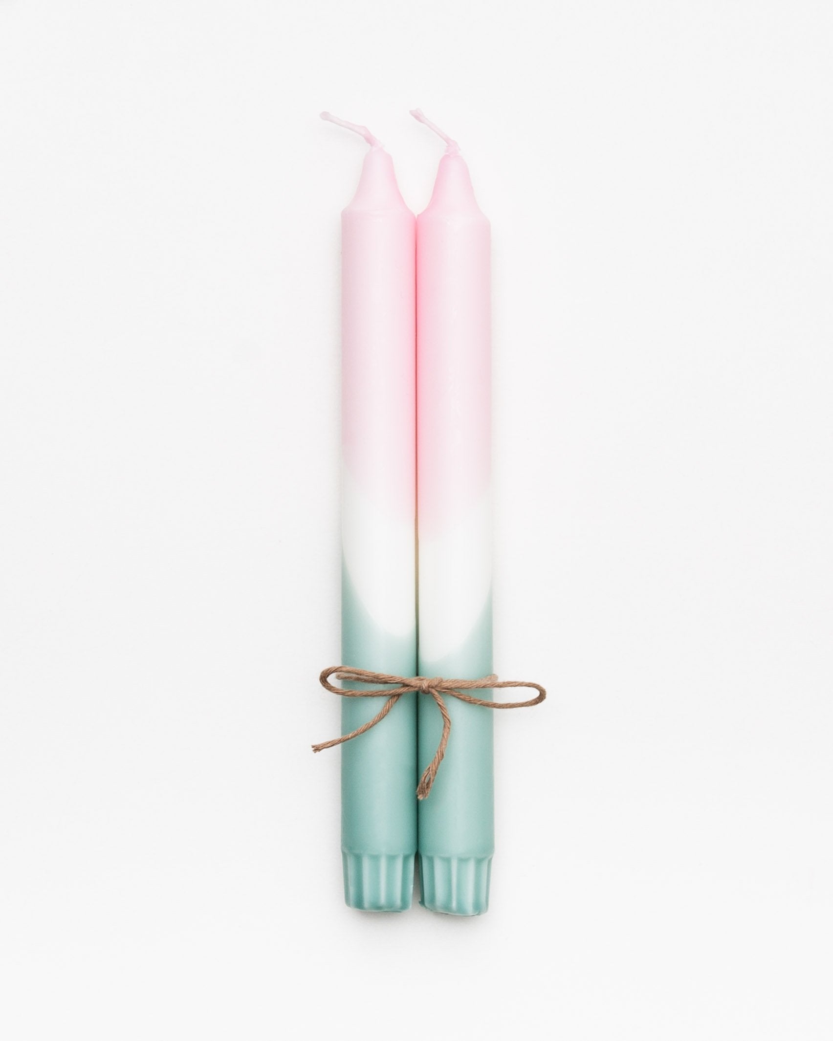 Doppelpack Kerzen - Broke + Schön#farbe_pink-blue