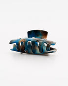 Marmorierter Haarclip mit Strass - Broke + Schön#farbe_blue