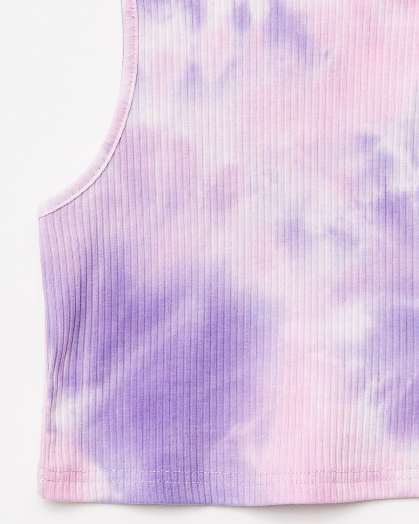 Batik Crop-Top - Broke + Schön#farbe_lilac