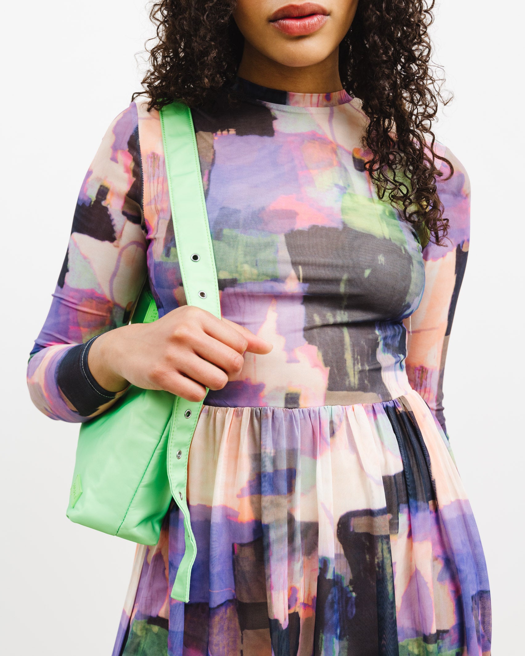 Kleid mit abstraktem Muster - Broke + Schön