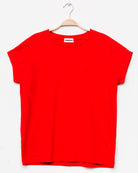T-Shirt aus Bio Baumwolle - Broke + Schön#farbe_dark-poppy
