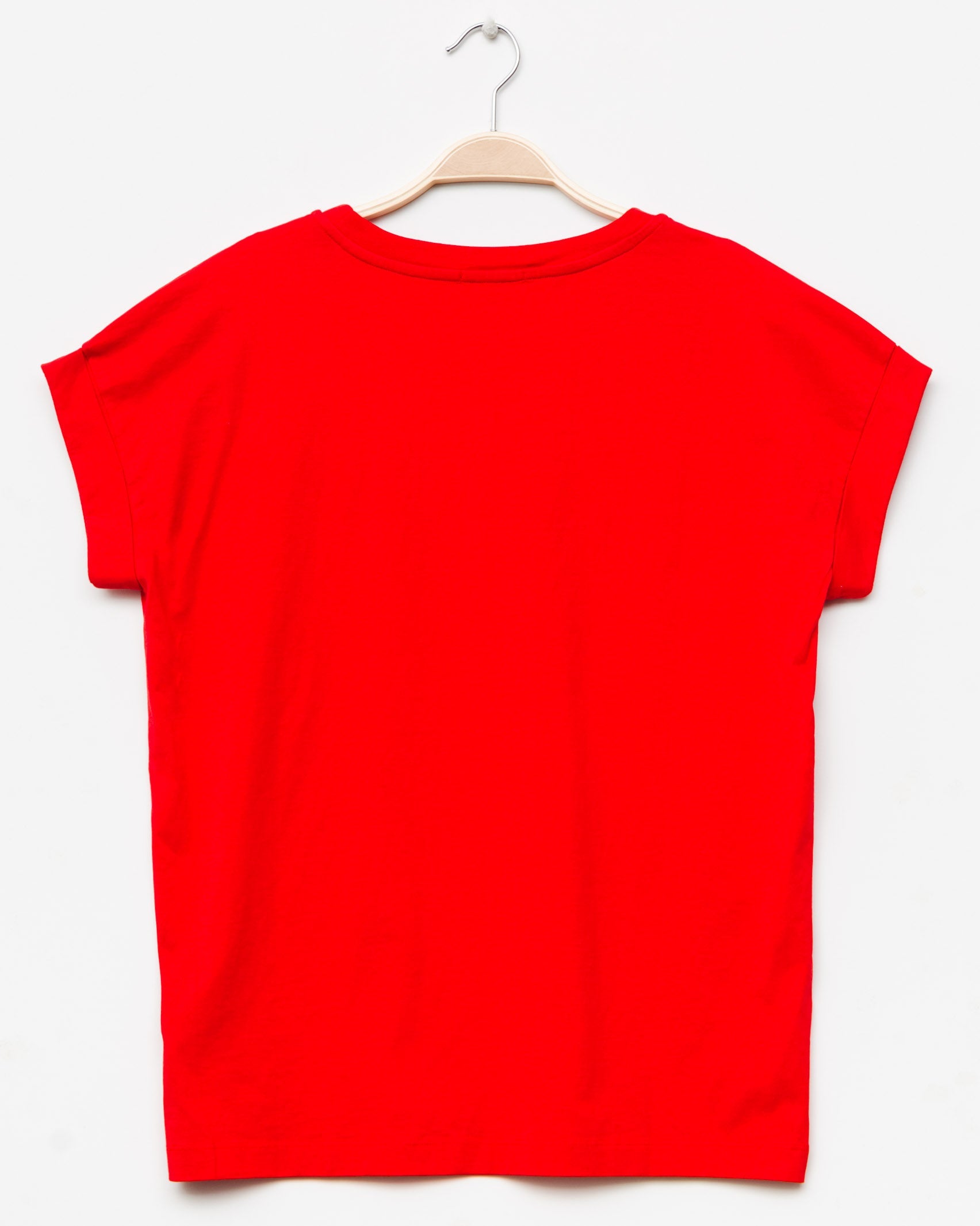 T-Shirt aus Bio Baumwolle - Broke + Schön#farbe_dark-poppy