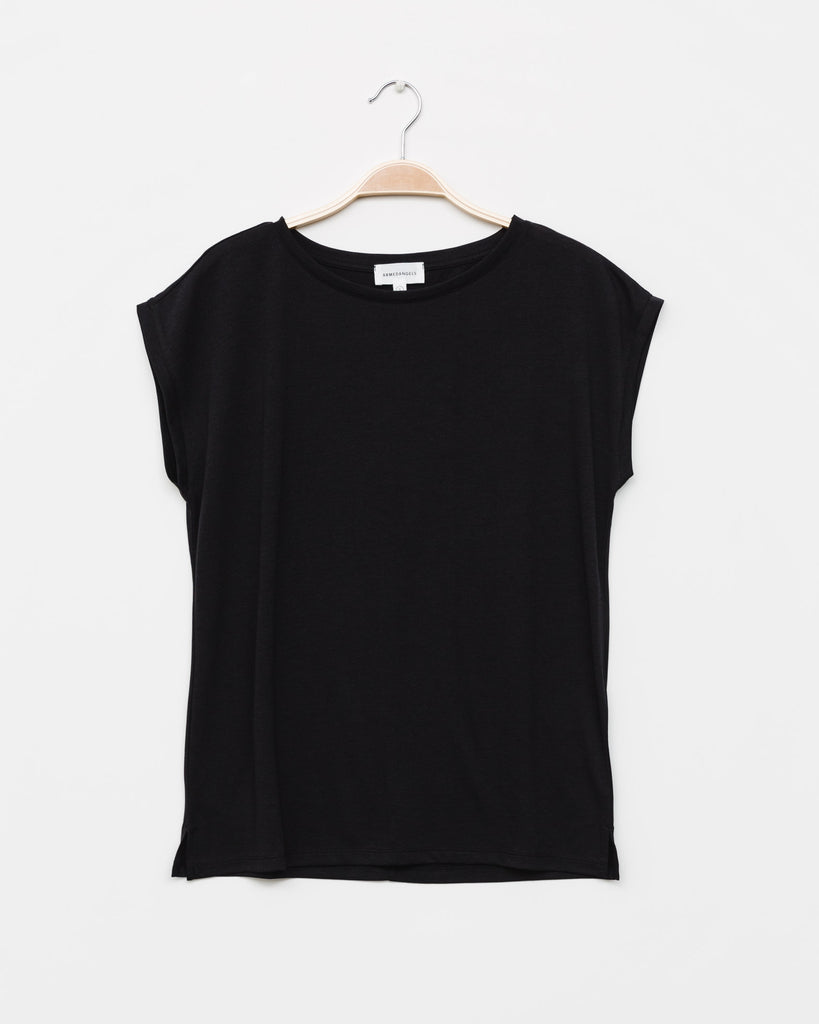 Weiches Basic T-Shirt - Broke + Schön#farbe_black