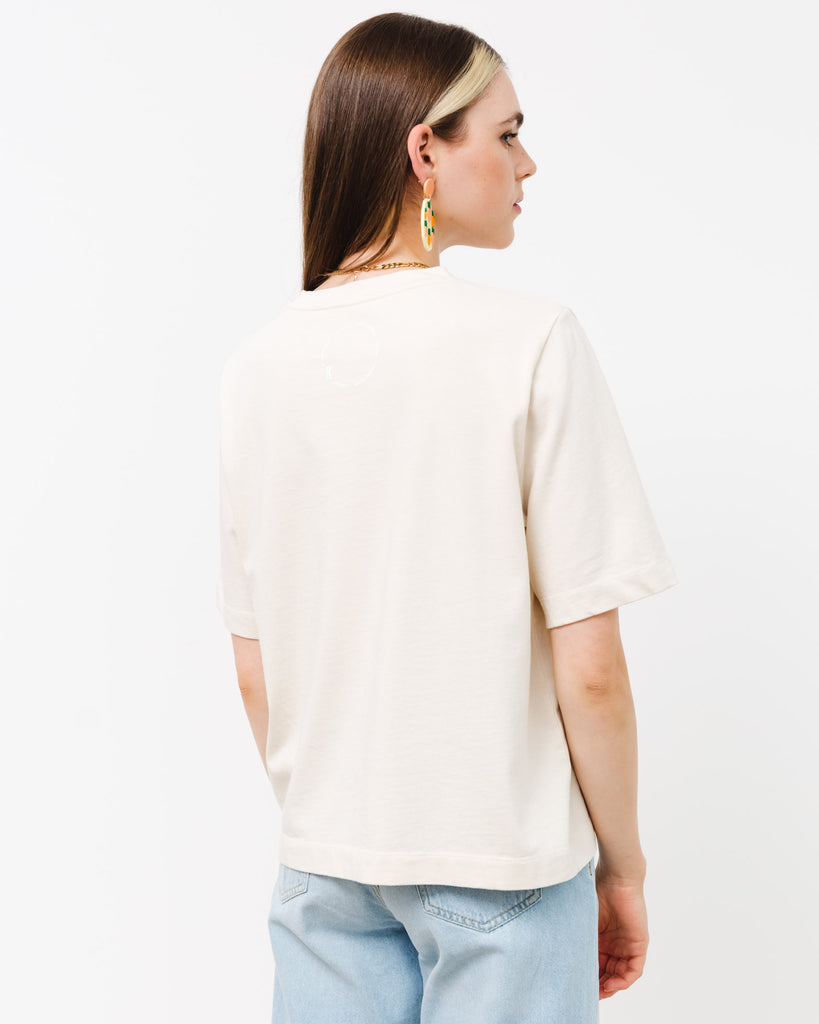 Weites T-Shirt aus Bio-Baumwolle - Broke + Schön#farbe_undyed-creme