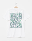 T-Shirt mit psychedelic Print - Broke + Schön#farbe_white
