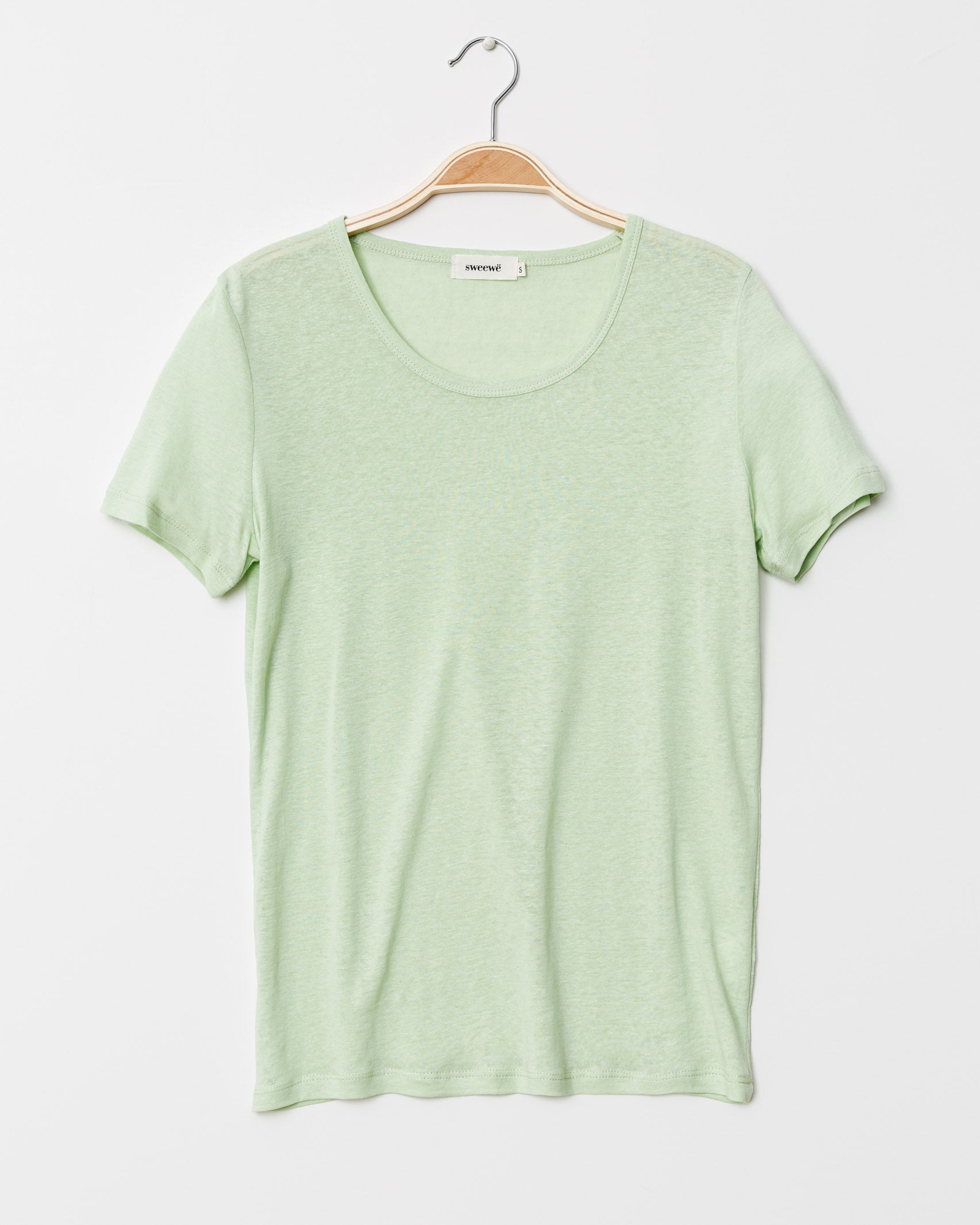Kurzarm T-Shirt mit Rundhalsausschnitt - Broke + Schön#farbe_mintgruen