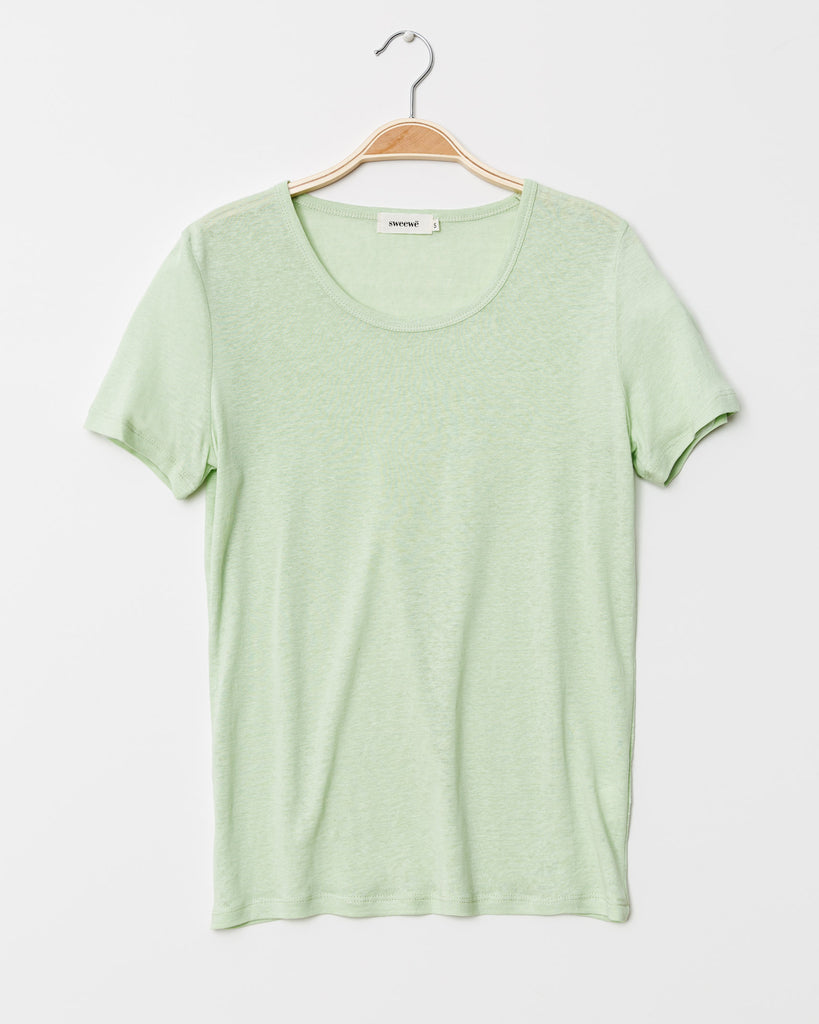 Kurzarm T-Shirt mit Rundhalsausschnitt - Broke + Schön#farbe_mintgruen
