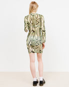 Eng anliegendes, transparentes Kleid - Broke + Schön#farbe_electriclime