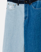 High-Waist Straight Leg Jeans - Broke + Schön#farbe_block-blue