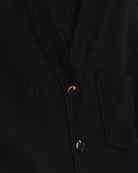 Kastige Bluse mit V-Ausschnitt - Broke + Schön#farbe_black