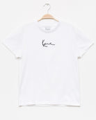 T-Shirt mit Logo Stickerei - Broke + Schön#farbe_white