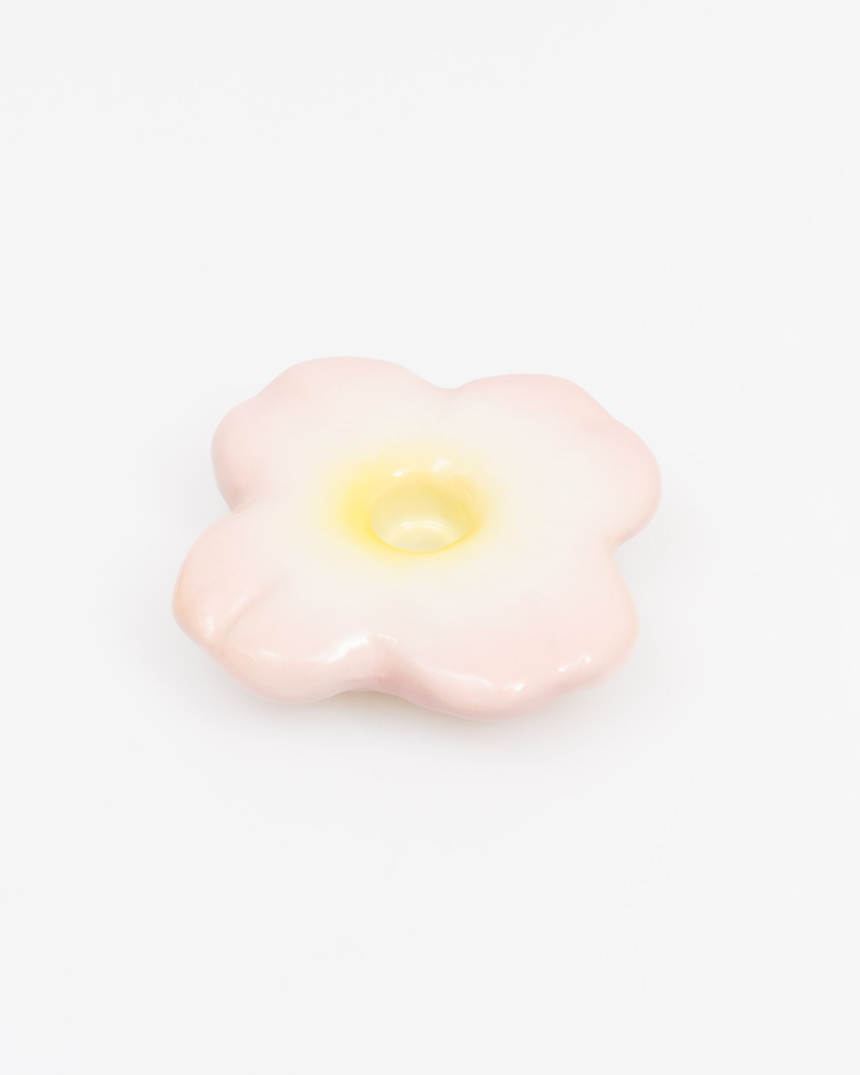 Rosa Blüten Kerzenständer - Broke + Schön