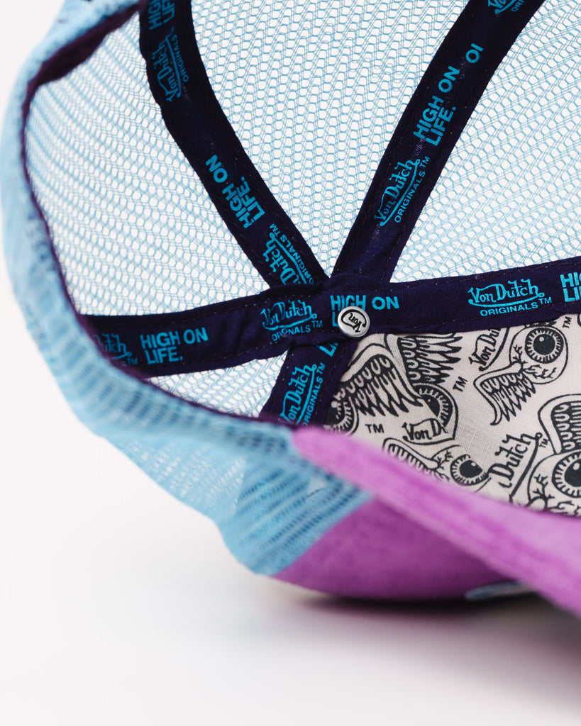 Bunte Logo Trucker Cap - Broke + Schön#farbe_lilac