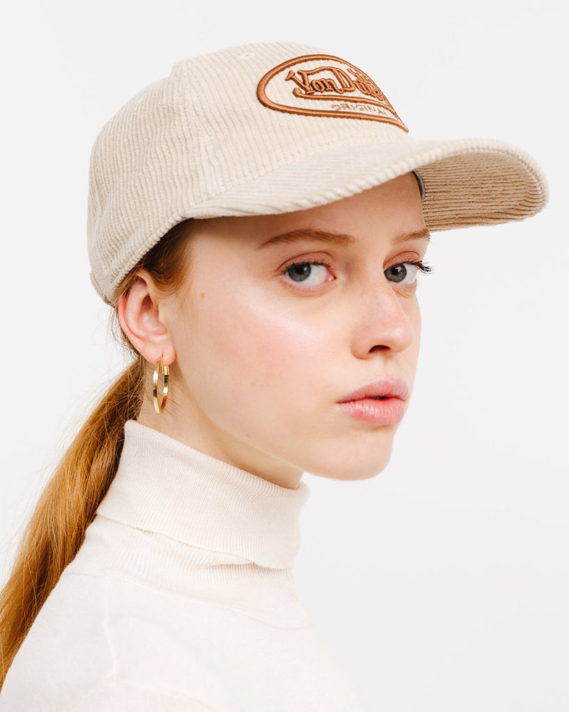 Klassische Cap mit Logo-Stickerei - Broke + Schön#farbe_beige
