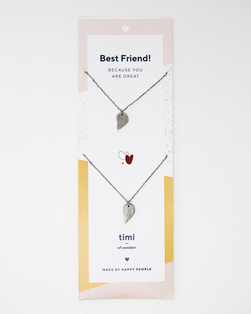 BEST FRIEND Broken Heart Necklace - Broke + Schön