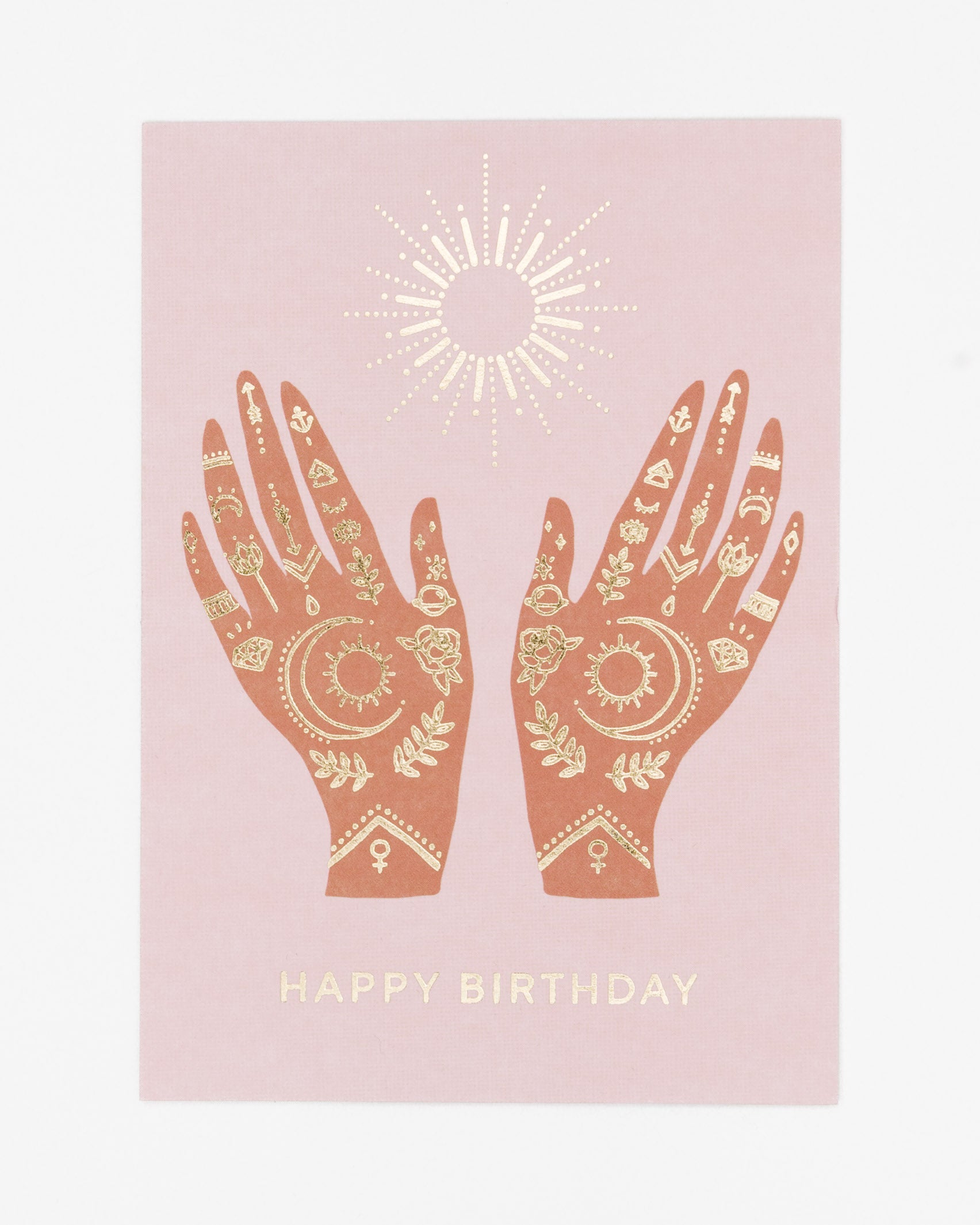 Geburtstagskarte mit Händen - Broke + Schön