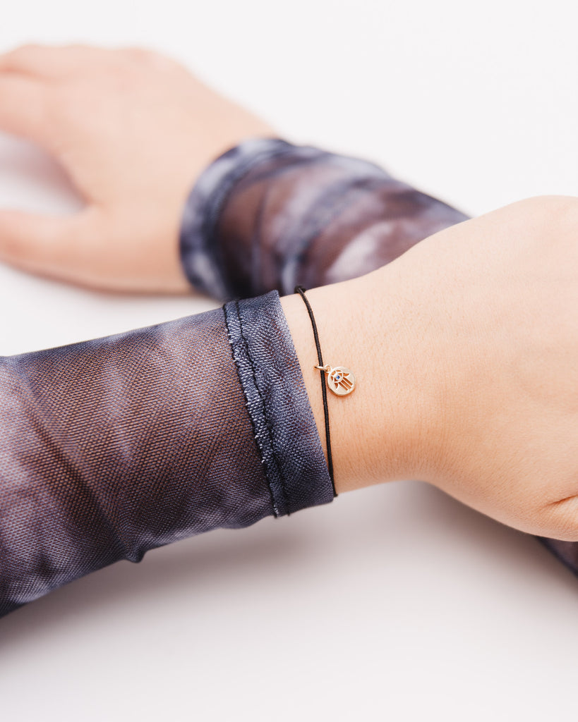 Armband mit Hand der Fatima - Broke + Schön#farbe_black