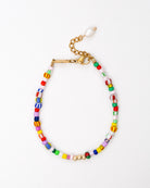 Feines Armband mit unterschiedlichen Perlen - Broke + Schön#farbe_rainbow 