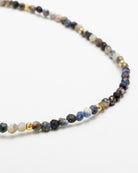 Perlenkette in Stein-Optik - Broke + Schön#farbe_gold-colored