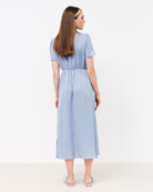 Langes Kleid in Wickeloptik - Broke + Schön#farbe_light-blue