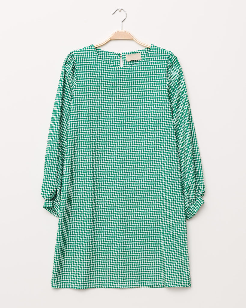 Tailliertes Etui Kleid - Broke + Schön#farbe_green