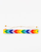 Gewebtes Regenbogen Armband - Broke + Schön#farbe_mixed