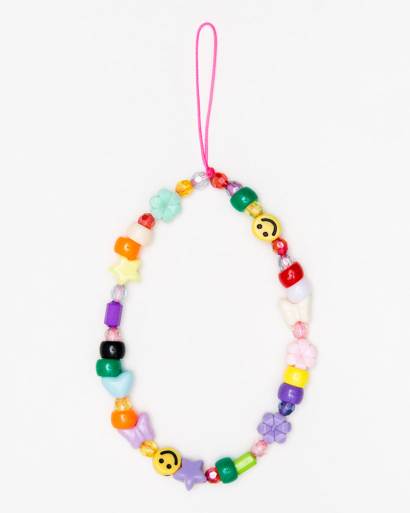 Handykette aus großen Perlen - Broke + Schön#farbe_mixed
