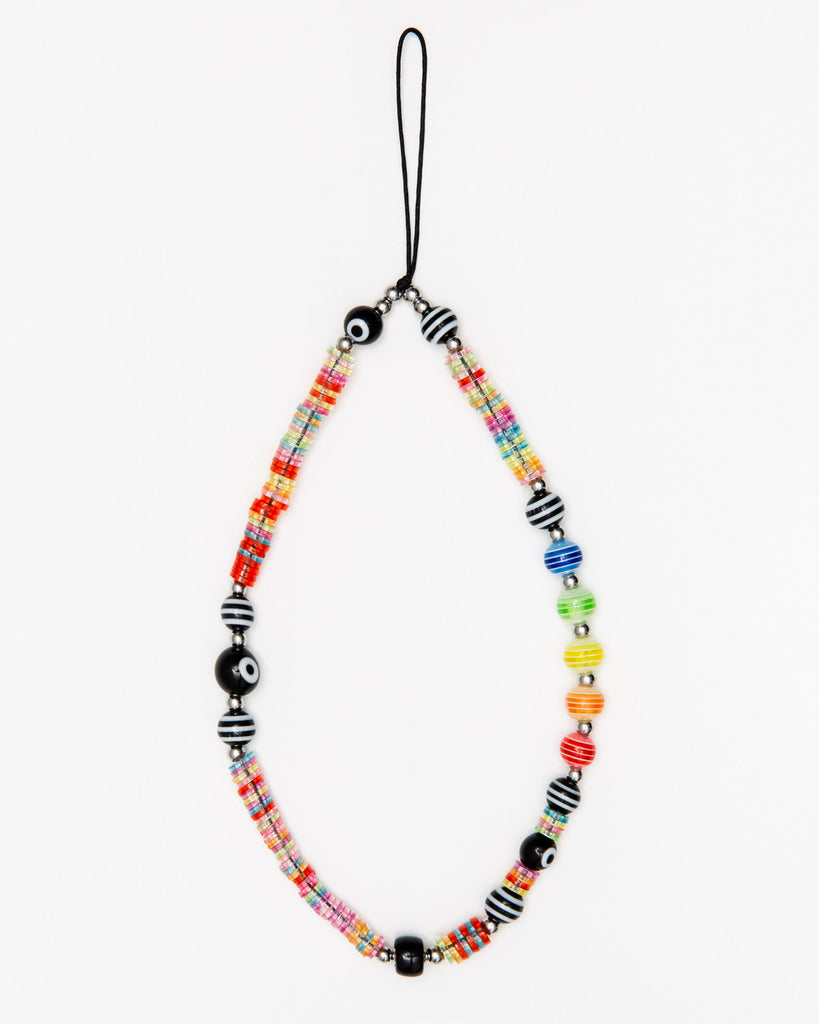 Handykette mit gestreiften Perlen - Broke + Schön#farbe_mixed