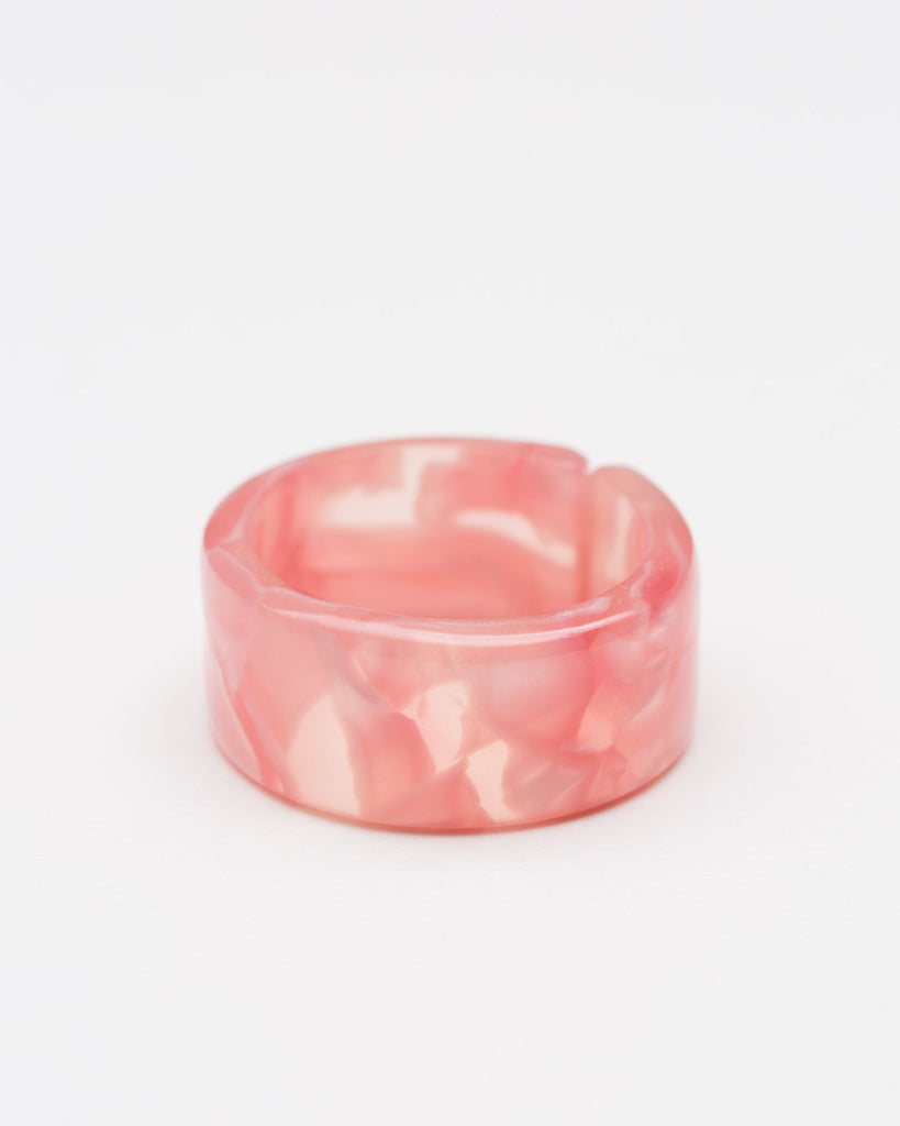 Breiter Ring mit Farbverlauf - Broke + Schön#farbe_pink