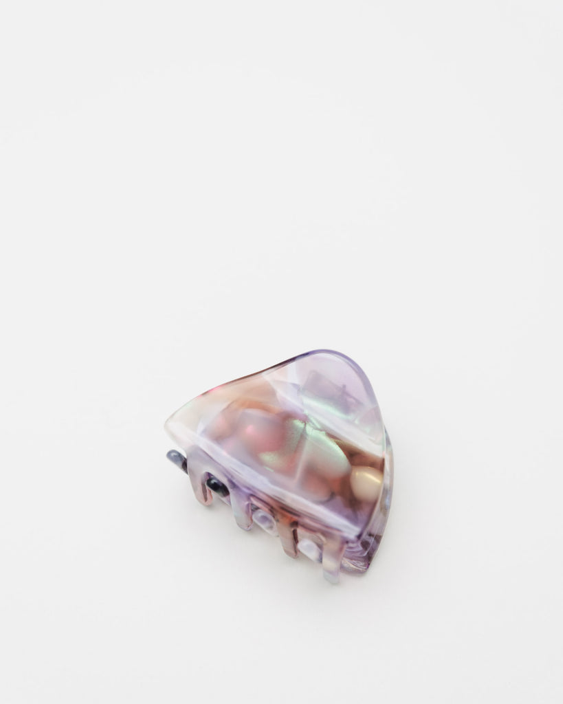 Marmorierter Haarclip - Broke + Schön#farbe_marble-purple
