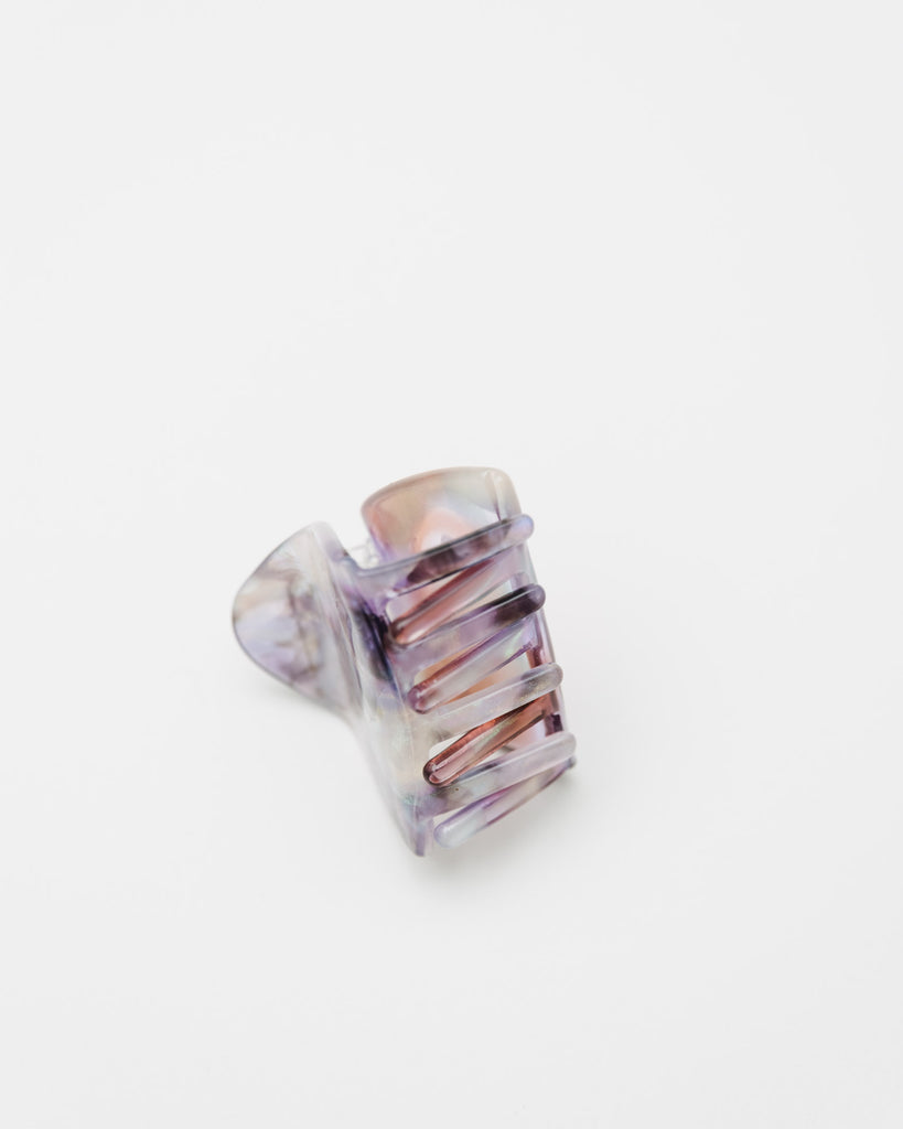Marmorierter Haarclip - Broke + Schön#farbe_marble-purple