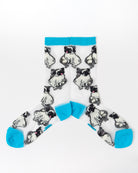 Transparente Socken mit Mops - Broke + Schön#farbe_lightblue
