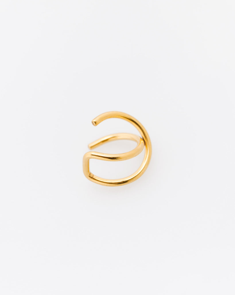 Überkreuzter Earcuff - Broke + Schön