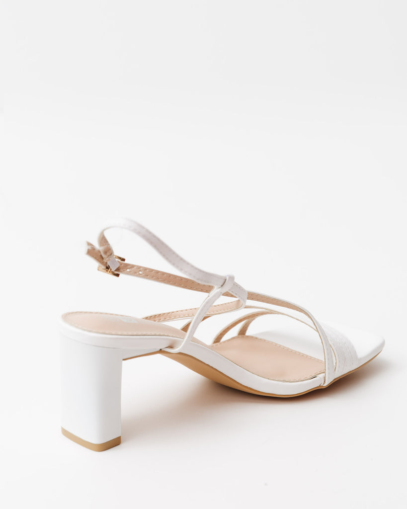 Riemchensandale mit Absatz - Broke + Schön#farbe_white