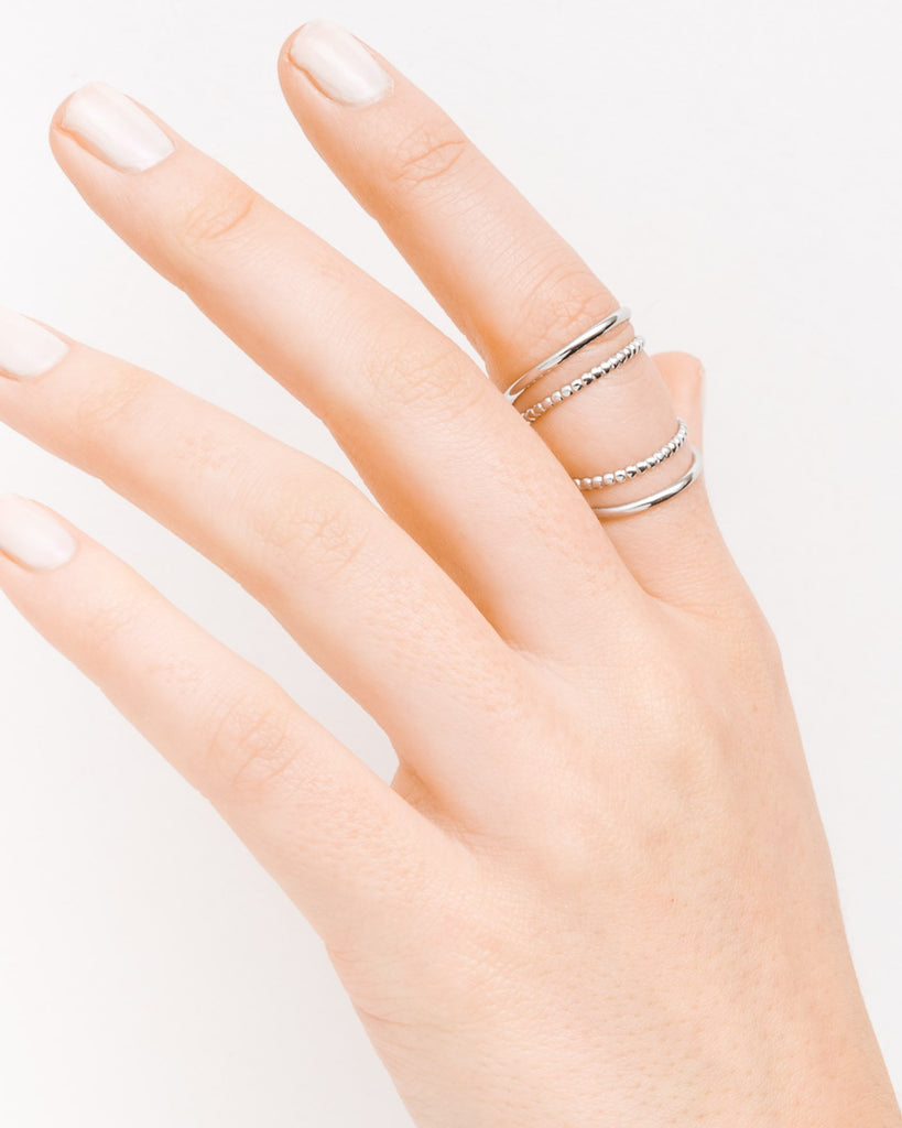 Ring in Doppel-Optik - Broke + Schön#farbe_silver-colored