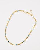 Perlenkette mit Nazar-Augen - Broke + Schön#farbe_gold-colored