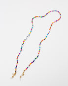 Sonnenbrillen-/Maskenkette mit bunten Perlen - Broke + Schön#farbe_rainbow