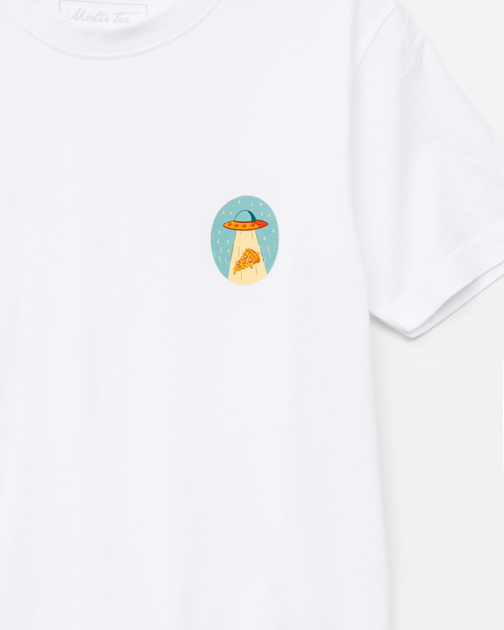 T-Shirt mit Ufo Print - Broke + Schön#farbe_white